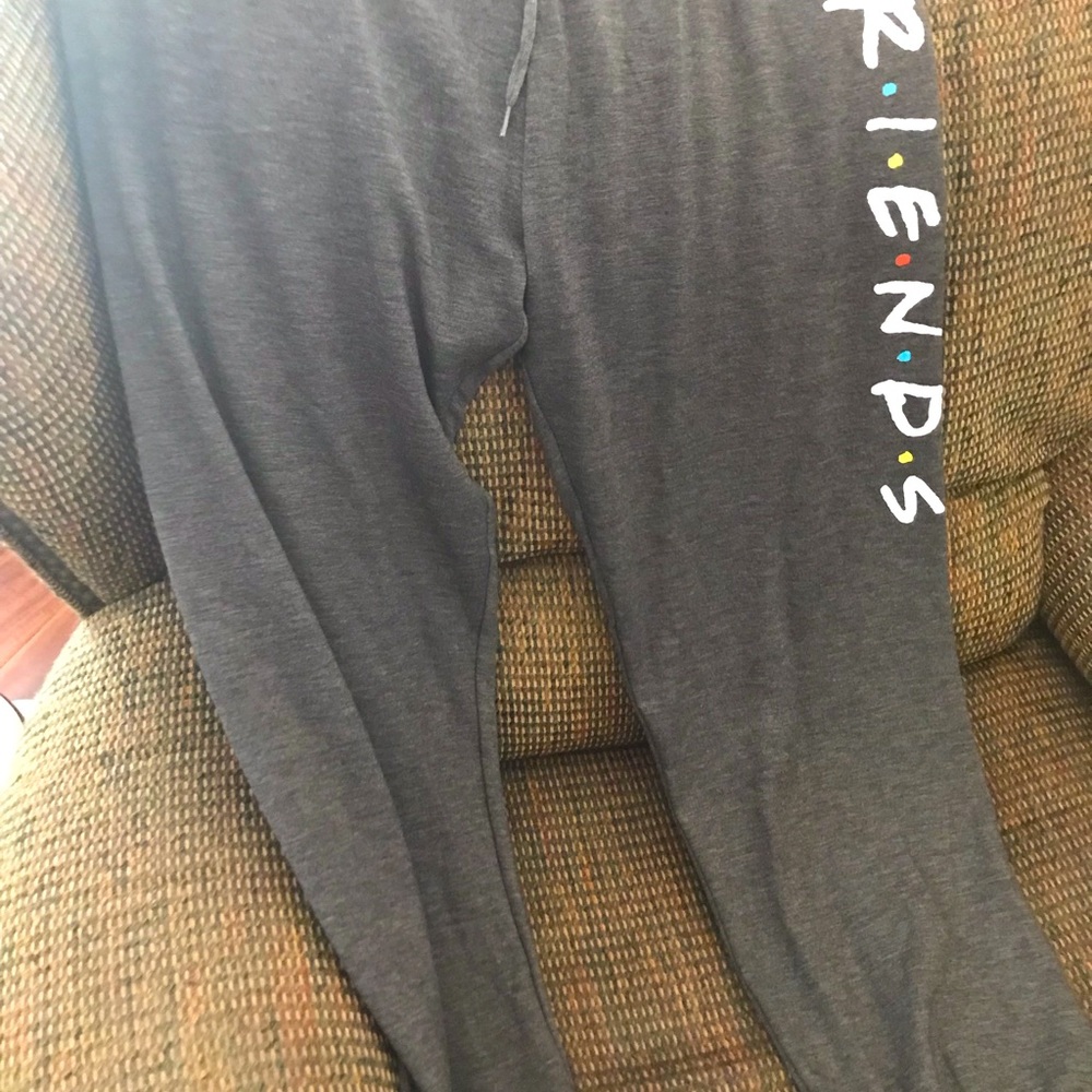 Sweat pants. FRIENDS